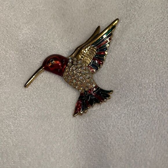 Beautiful Hummingbird brooch    - Picture 1 of 4